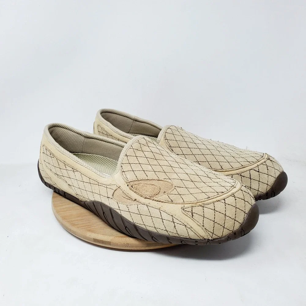 Oakley Humidor Loafer Mens 14 Tan Suede Retro Vintage Classic Slip On Shoes